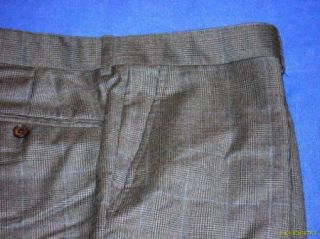 NWT $1595 Polo Ralph Lauren Wool Gray Plaid Garrison Suit 48R