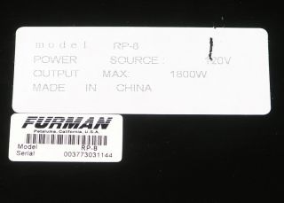 furman rp 8 power conditioner
