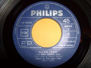 Elton John Ive BEEN Loving You Mega RARE Portuguese Unique PS 745