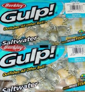  Gulp Saltwater 1 Peeler Crab Fishing Lures T Js Tackle New