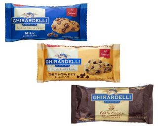 Ghirardelli Chocolate Baking Chips 4 Bags