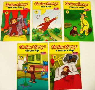  George 5 early beginning readers kids books level 1 Learn to read