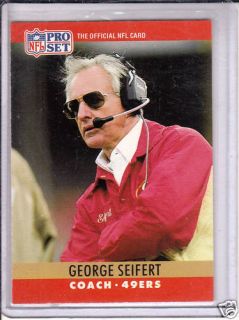 90 Pro Set George Seifert San Francisco 49ers