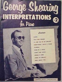 1954 George Shearing Interpretations for Piano 2