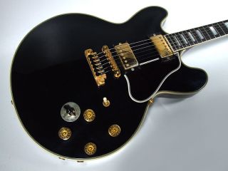 Gibson B B King Custom Lucille ES 355 Guitar Vintage 1988 USA Ebony