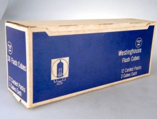 12 Packs of 3 or 36 Individual Westinghouse Flash Cubes