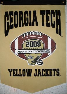 Georgia Tech Yellow Jackets Football ACC Championship Banner