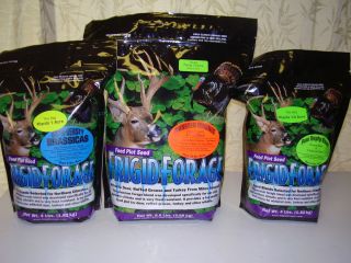 Deer Whitetail Food Plot Seed Brassica Annual Clover Perennial Monster