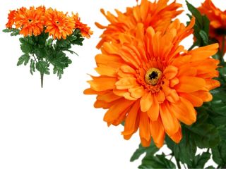 56 Orange Silk Gerbera Daisy Wedding Flowers Bushes