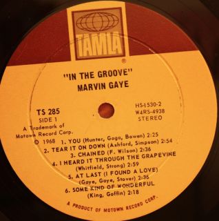 Marvin Gaye in The Groove LP Tamla TS285 Stereo Original Deep Groove