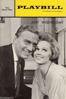  Cook ANY WEDNESDAY George Gaynes / Rosemary Murphy 1966 Playbill