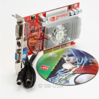 NVIDIA GeForce FX 5500 256MB AGP 4X 8x Video Graphics Card VGA
