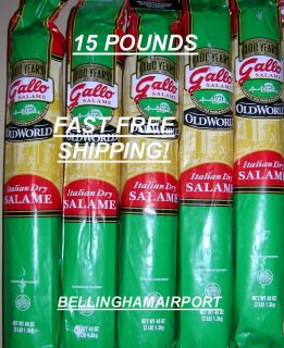 Gallo Salami 15 Pounds Free Priority Shipping Freshest