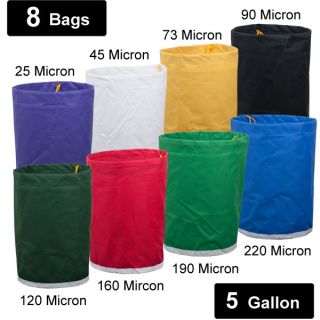 Compatible for use with 5 gallon buckets or tubs. Larger bag