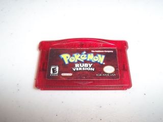 Game Boy Advance Pokemon Ruby Version Used