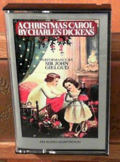  Dickens A Christmas Carol performed by Sir John Gielgud kids audiobook