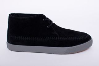 NEW MENS GENERIC SURPLUS BLACK APACHE SUEDE LEATHER CHUKKA BOOTS SHOES