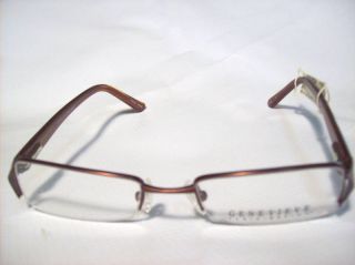 Genevieve Paris Design Eva Brown Eyeglasses Frames New