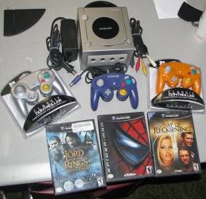 Nintendo GameCube System Bundle with Games and Accessories Tested