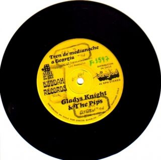 Gladys Knight Midnight Train to Georgia 45 Chile 1976