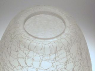 Pendant Light Glass Shade Clear Crackle