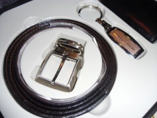 Geoffrey Beene Gift Set   Wallet, Belt, Keychain, buckle   NWOT