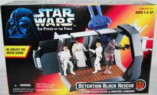 Detention Block Rescue Star Wars POTF A New Hope Movie Scene Unnopened