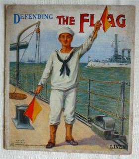 Defending The Flag Pure Linen Book 1918