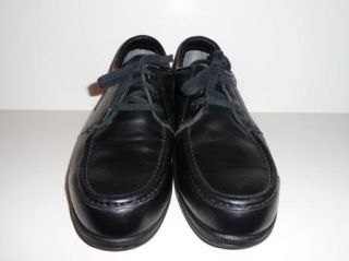 Red Wing Steel Toe Mens Safety Shoes Oxford Lace Up Black Leather 11D