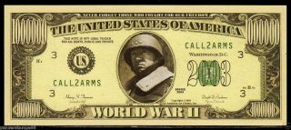 General George s Patton Million Dollar Bill Funny Money