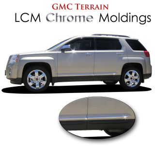 2010 2012 GMC Terrain ABS LCM Chrome Body Side Moldings