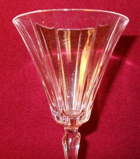 Royal Crystal Rock Crystal Novecento Pattern Wine Glass