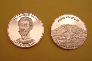  Fine Copper Ascended Master Saint Germain Mount Shasta Reverse