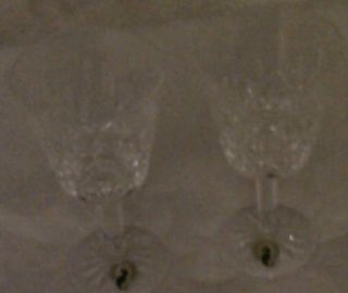 Two New with Labels Waterford Lismore White Wine Stemware