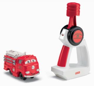 features of fisher price geotrax disney pixar cars rc red recreate the