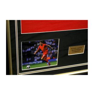 Framed Steven Gerrard Liverpool 8 signed 2012 2013 shirt   Deluxe Bid