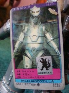 1983 Bandai Mecha Godzilla Original Release Plastic Tag