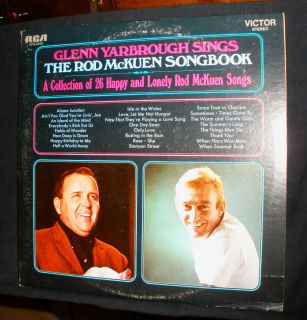 Glenn Yarbrough Sings The Rod McKuen Songbook 2 LP Set Gatefold 1969 N