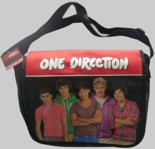 Official 1D One Direction Deluxe Messenger Bag School College New