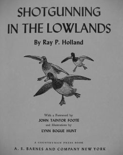 1946 Waterfowl Hunting Duck GOOSE Decoy Lynn Bogue Hunt Prints Lots of