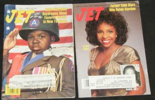Gary Coleman Gladys Knight in 2 Issues of Jet Magazine