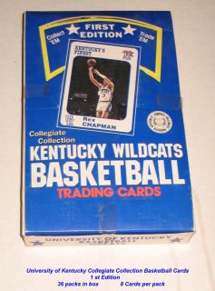 Kentucky Wildcats Collegiate Basketball Box 1st EDITION SCARCE Great