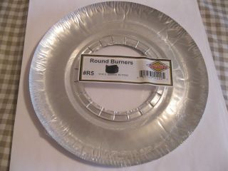 STOVE BURNER GAS RANGE ALUMINUM ROUND LINER COVERS MADE IN U S A
