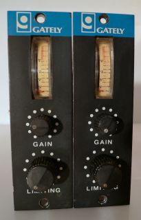 Vintage Pair of Gately Discrete Limiters API 525 Type Compressors