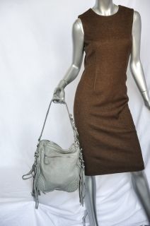 GEORGE GINA & LUCY Grey TRIUMPH TRICKS Fringed Shoulder Bag Handbag