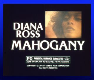 MAHAGONY Diana Ross 2 sets 2/30 sec trailers each (4 spots) 16mm Ex