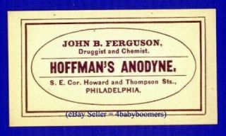 Morphine Ether Hoffman Opium Godfrey Narcotics Labels
