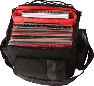  CASE BAG COMBO SET w/ WHEELS ~ HOLDS 70 LPs & 2 SERATO INTERFACE