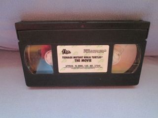 Teenage Mutant Ninja Turtles The Movie VHS 1990 Tape Only No Sleeve