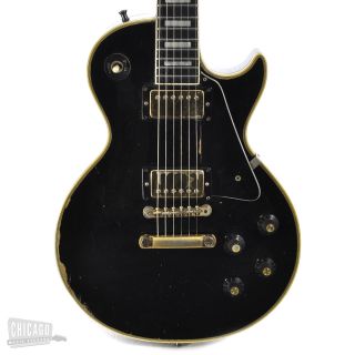 Gibson Les Paul Custom Ebony Black LP 1969 Vintage Electric Guitar